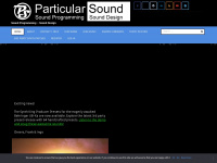 particular-sound.de Webseite Vorschau