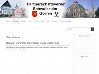 partnerschaftsverein-schwaikheim.de Webseite Vorschau
