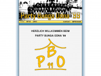 party-bunga-odna.de Webseite Vorschau