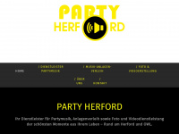 party-herford.de Webseite Vorschau