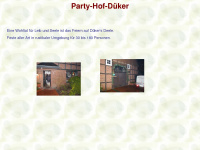 party-hof-dueker.de Webseite Vorschau