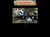 party-highlander.de Webseite Vorschau