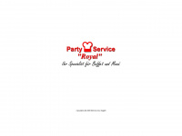 party-service-royal.de Webseite Vorschau
