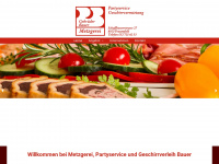 party-und-geschirr-bauer.ch Webseite Vorschau