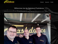 partyband-flashdance.de Webseite Vorschau