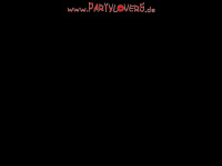 partylovers.de Webseite Vorschau