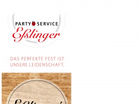 partyservice-esslinger.de Webseite Vorschau