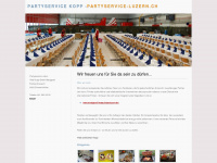 partyservice-kopp.ch Webseite Vorschau