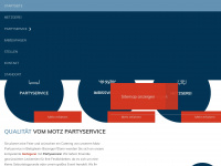 partyservice-motz.de Webseite Vorschau
