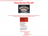 partyservice-poller.de Webseite Vorschau
