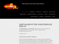 partystore24.de Webseite Vorschau