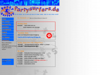 partysurfers.de Webseite Vorschau