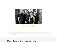 partytour-band.de Webseite Vorschau