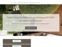 pascal-guenter.ch Webseite Vorschau