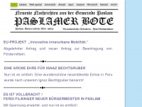 paslamer-bote.de Webseite Vorschau