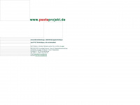 pastaprojekt.de Webseite Vorschau