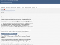 patentfactory.de Webseite Vorschau