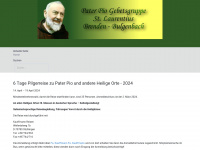 pater-pio-gebetsgruppe-bulgenbach.de Webseite Vorschau