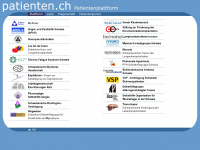 patienten.ch Webseite Vorschau