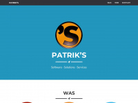 patriks.ch Webseite Vorschau