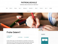 patroklischule.de Webseite Vorschau