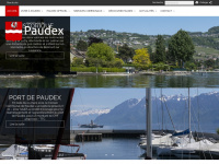 paudex.ch Webseite Vorschau