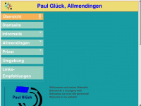 paul-glueck.de Webseite Vorschau