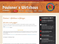 paulaners-wirtshaus.de Webseite Vorschau