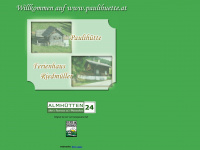 paulihuette.at Webseite Vorschau