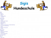 sigis-hundeschule.de Webseite Vorschau