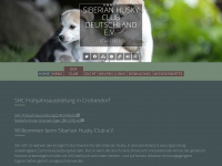 huskyclub.de Webseite Vorschau