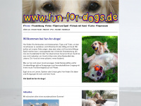 fun-for-dogs.de Webseite Vorschau