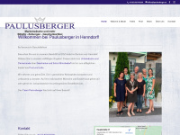 paulusberger.at Webseite Vorschau