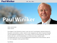 paulwiniker.ch Webseite Vorschau