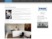 paus-dental.de Webseite Vorschau