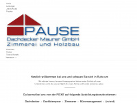 pause-gmbh.de Webseite Vorschau