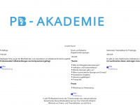 pb-akademie.de Webseite Vorschau