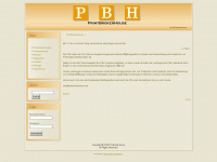 pbhgmbh.de Webseite Vorschau