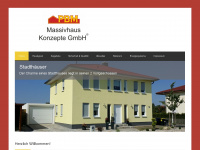 pbm-massivhaus.de Webseite Vorschau