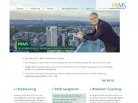 pbms-frankfurt.de Webseite Vorschau