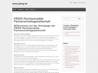 pbwg.de Webseite Vorschau
