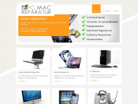 pc-mac-reparatur.de Webseite Vorschau