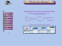 pc-service-menzel.de Webseite Vorschau