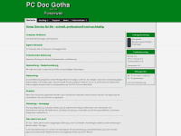 pcdoc-gotha.de Webseite Vorschau