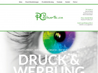 pcgrafik.ch Webseite Vorschau