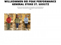 peak-stmoritz.ch Webseite Vorschau