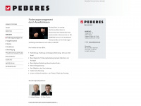 peberes-inkasso.de Webseite Vorschau