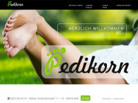 pedikorn.de Webseite Vorschau