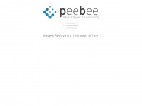 peebee.ch Webseite Vorschau