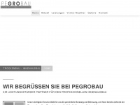 pegrobau.de Webseite Vorschau